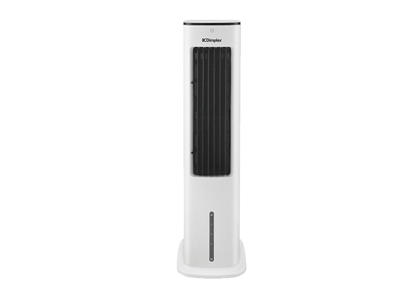 Evaporative cooler clearance tower fan