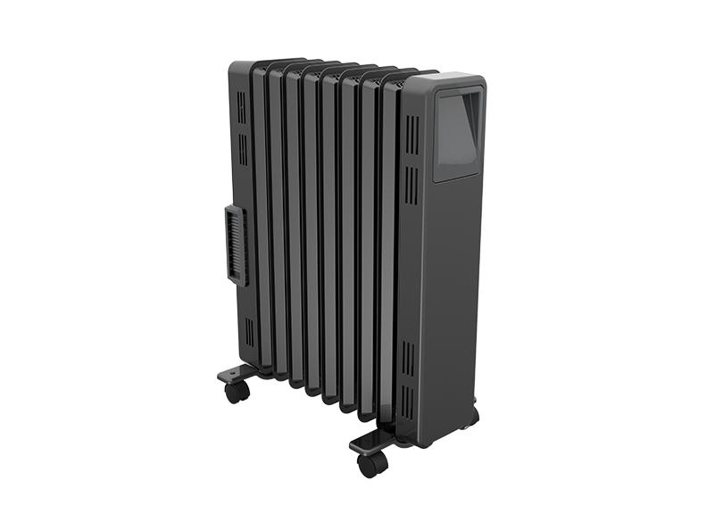 2.4kW Oil Free Column Heater with Thermostat & Turbo Fan