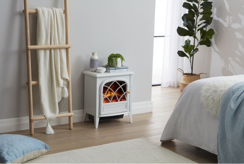 Ritz White 2kW Optiflame Portable Electric Fire | Dimplex